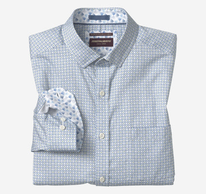 Men's Printed Cotton Shirt - Johnston Murphy