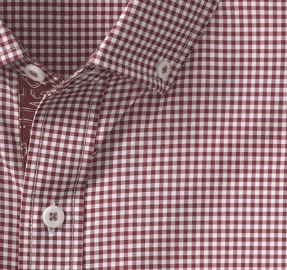 Men's Game Day XC4® Long-Sleeve Gingham Shirt - Johnston Murphy