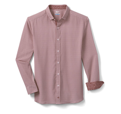 Men's Game Day XC4® Long-Sleeve Gingham Shirt - Johnston Murphy