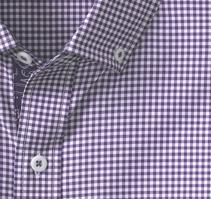 Men's Game Day XC4® Long-Sleeve Gingham Shirt - Johnston Murphy