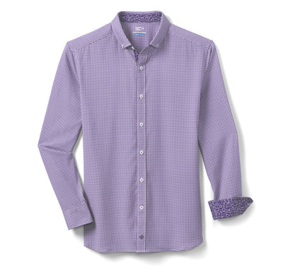 Men's Game Day XC4® Long-Sleeve Gingham Shirt - Johnston Murphy