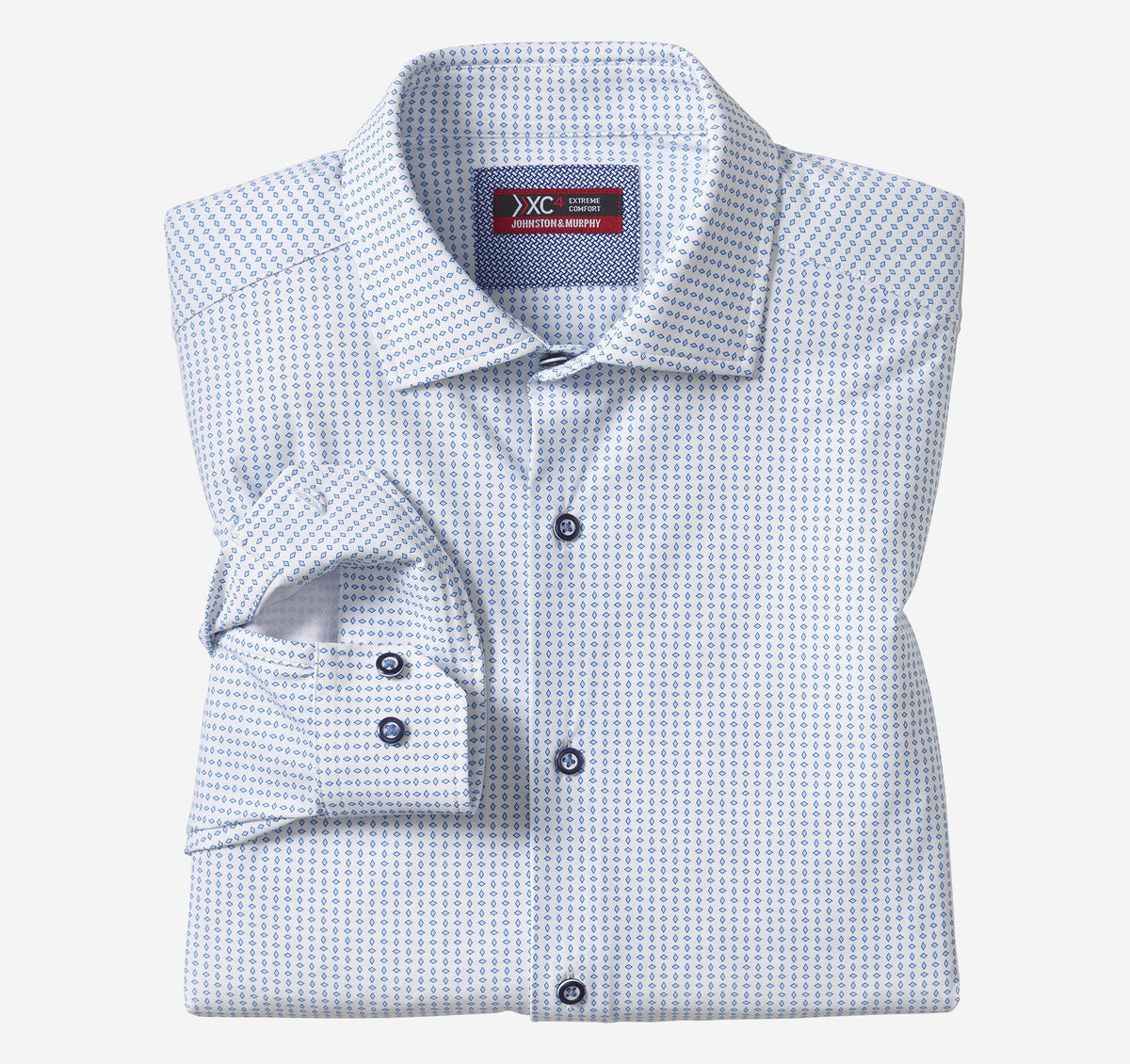 Men's XC4® Motion Long-Sleeve Dress Knit Shirt - Johnston Murphy