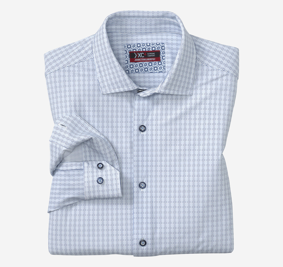 Men's XC4® Motion Long-Sleeve Dress Knit Shirt - Johnston Murphy