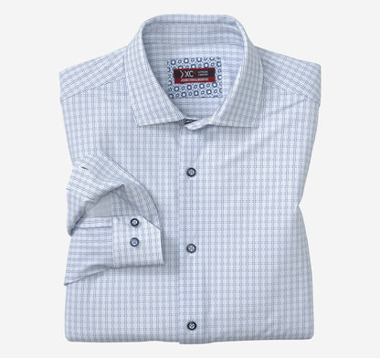 Men's XC4® Motion Long-Sleeve Dress Knit Shirt - Johnston Murphy