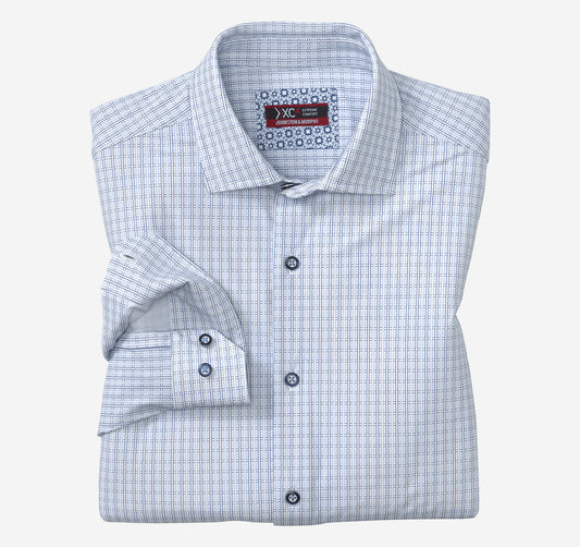 Men's XC4® Motion Long-Sleeve Dress Knit Shirt - Johnston Murphy