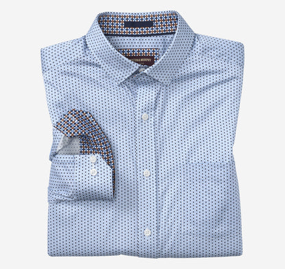 Men's Printed Cotton Shirt - Johnston Murphy