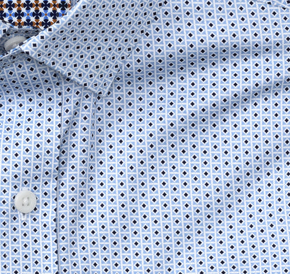 Men's Printed Cotton Shirt - Johnston Murphy