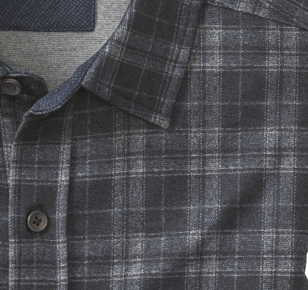 Men's Button-Front Knit Shirt - Johnston Murphy