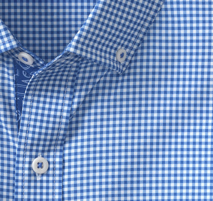 Men's Game Day XC4® Long-Sleeve Gingham Shirt - Johnston Murphy