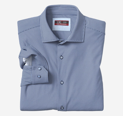 Men's XC4® Motion Long-Sleeve Dress Knit Shirt - Johnston Murphy