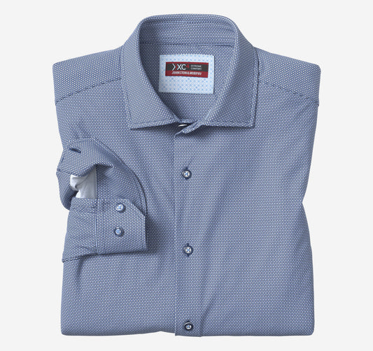 Men's XC4® Motion Long-Sleeve Dress Knit Shirt - Johnston Murphy
