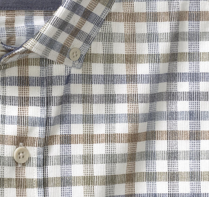 Men's Plaid Corduroy Shirt - Johnston Murphy