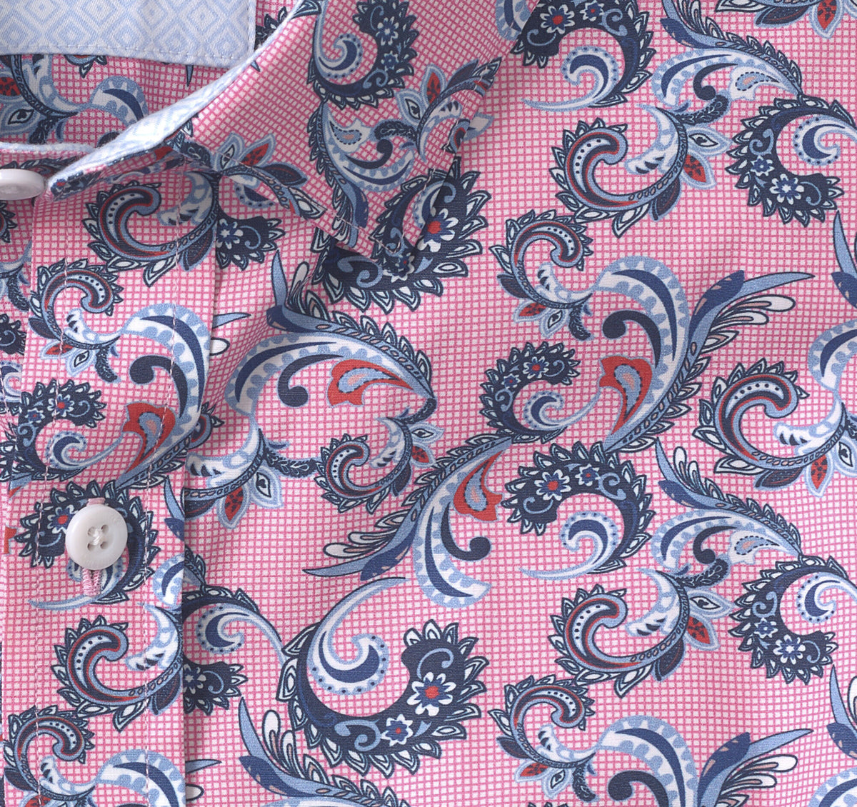 Men's Printed Cotton Shirt - Johnston Murphy