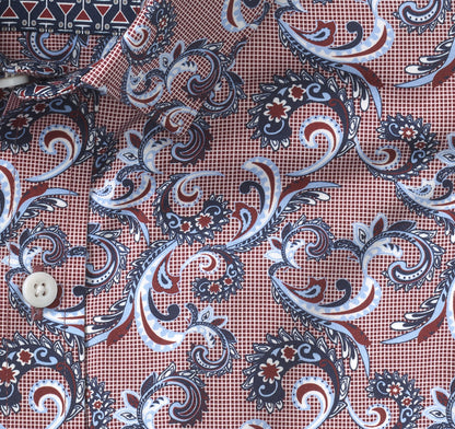 Men's Printed Cotton Shirt - Johnston Murphy