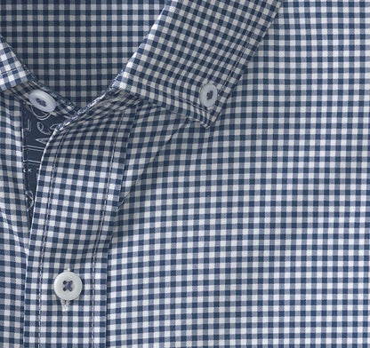 Men's Game Day XC4® Long-Sleeve Gingham Shirt - Johnston Murphy