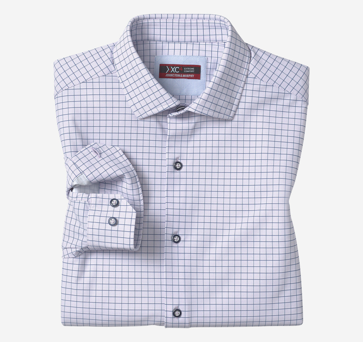 Men's XC4® Motion Long-Sleeve Dress Knit Shirt - Johnston Murphy
