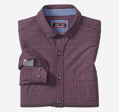 Men's XC4® Motion Long-Sleeve Sport Knit Shirt - Johnston Murphy