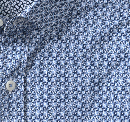 Men's Printed Cotton Shirt - Johnston Murphy