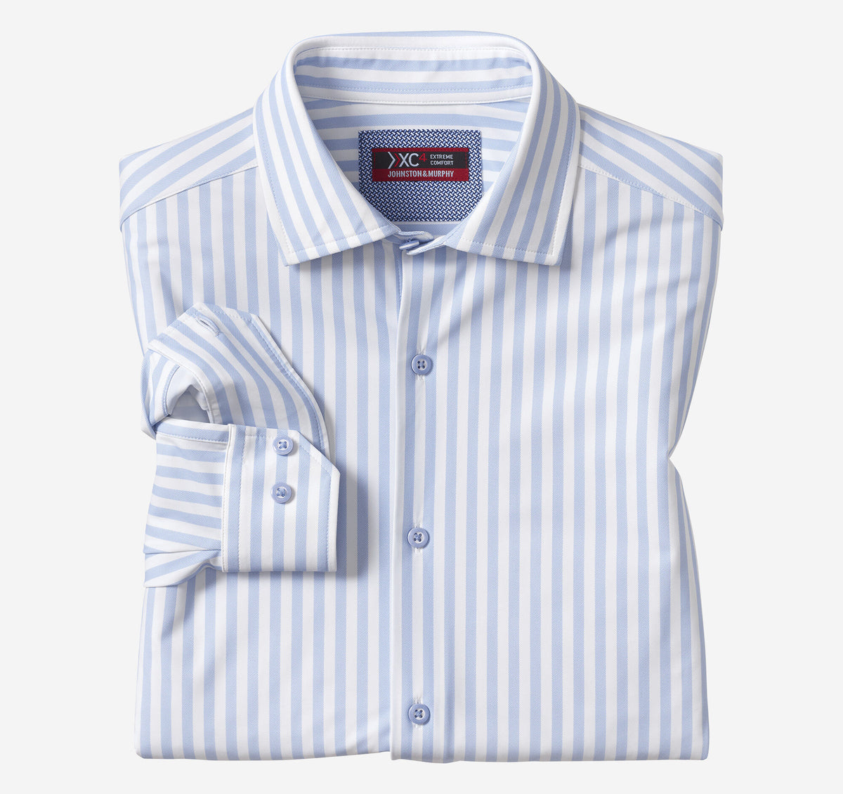 Men's XC4® Motion Long-Sleeve Dress Knit Shirt - Johnston Murphy
