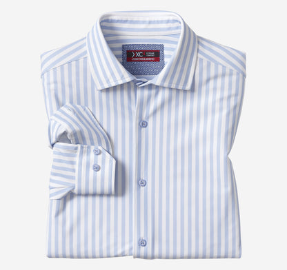 Men's XC4® Motion Long-Sleeve Dress Knit Shirt - Johnston Murphy