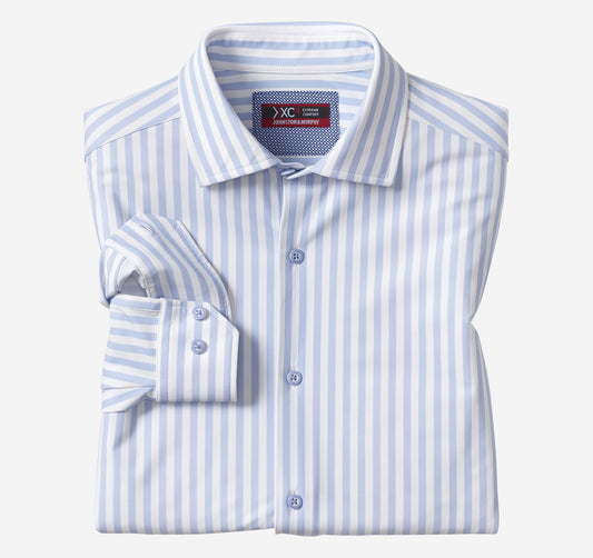 Men's XC4® Motion Long-Sleeve Dress Knit Shirt - Johnston Murphy