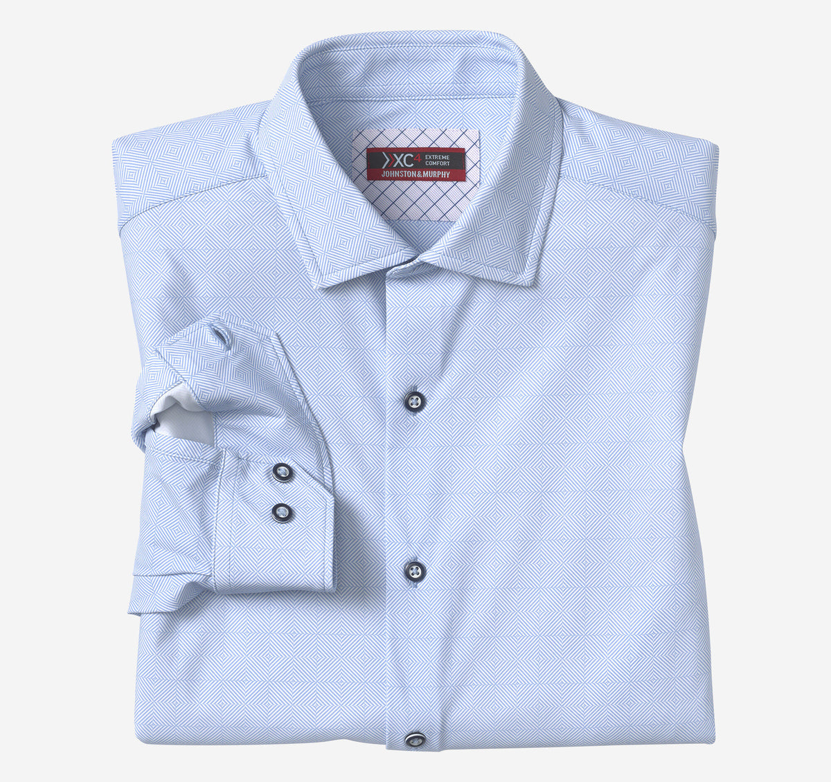 Men's XC4® Motion Long-Sleeve Dress Knit Shirt - Johnston Murphy