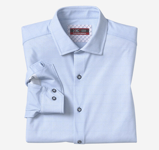 Men's XC4® Motion Long-Sleeve Dress Knit Shirt - Johnston Murphy