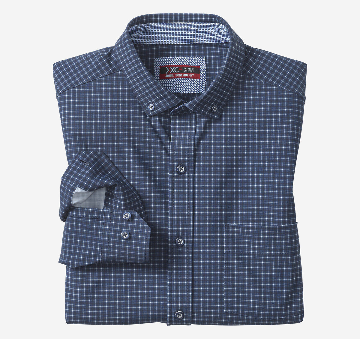 Men's XC4® Motion Long-Sleeve Sport Knit Shirt - Johnston Murphy