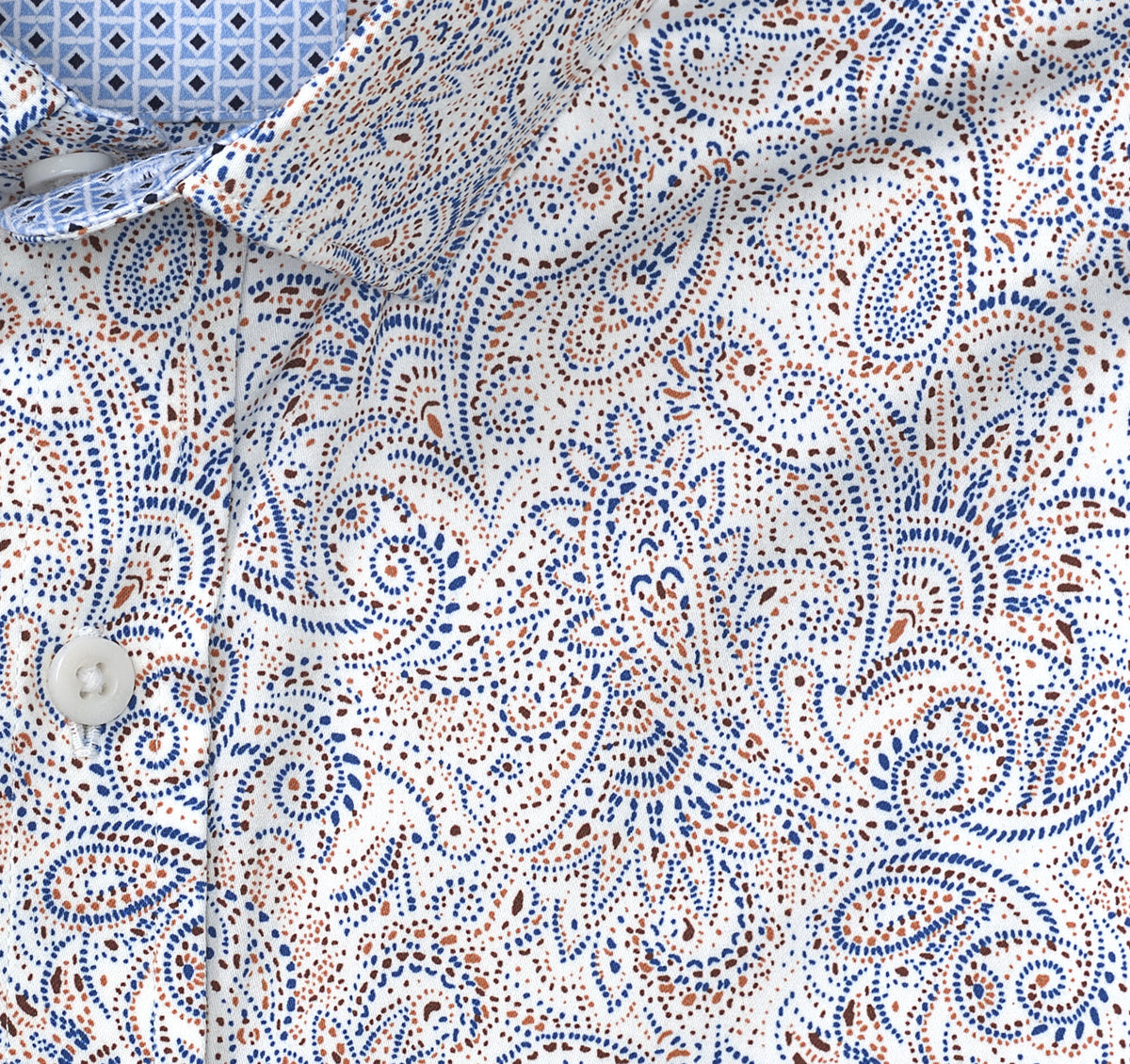 Men's Printed Cotton Shirt - Johnston Murphy