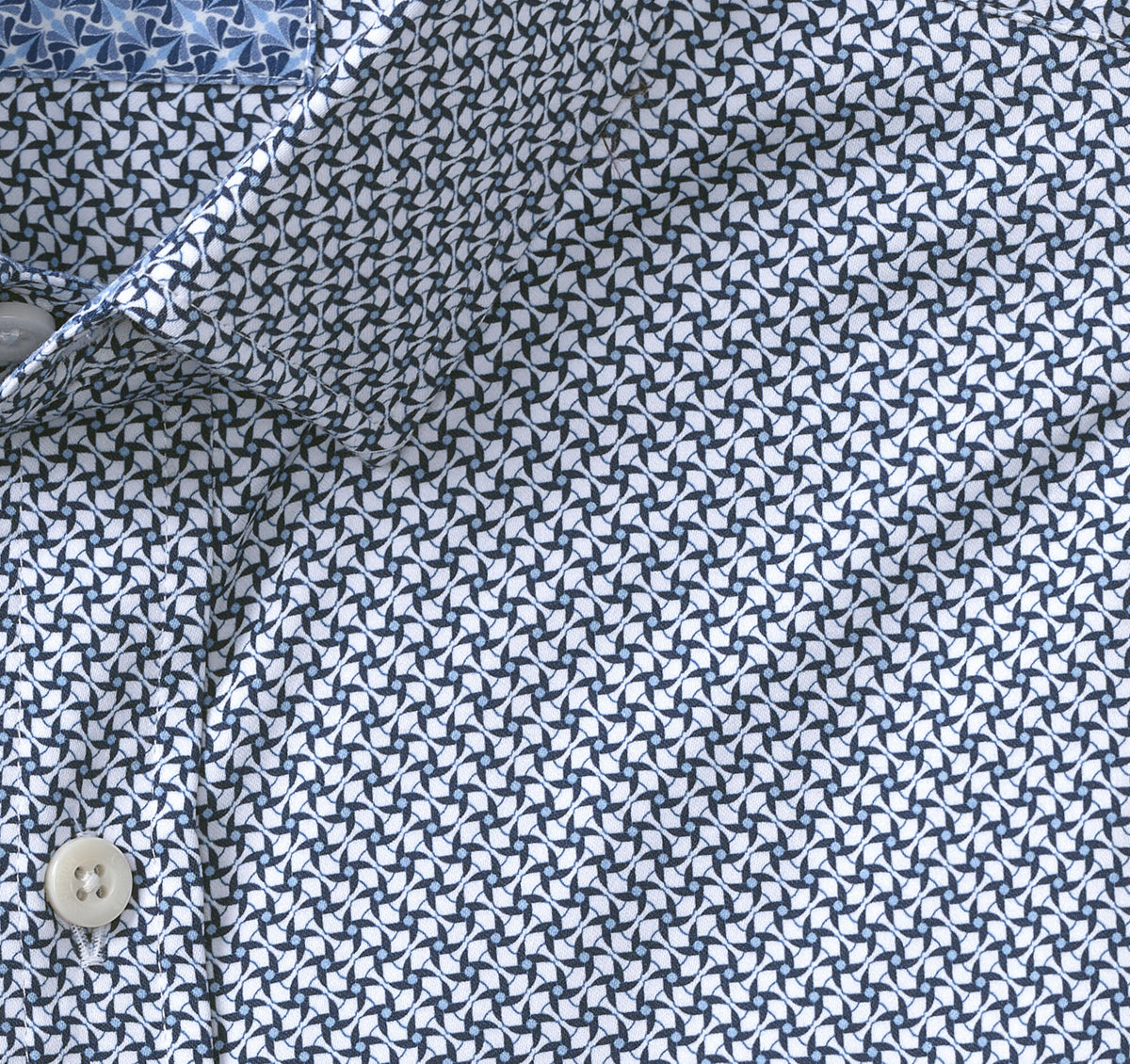 Men's Printed Cotton Shirt - Johnston Murphy