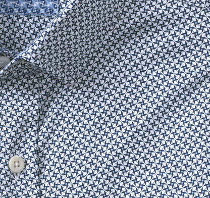 Men's Printed Cotton Shirt - Johnston Murphy