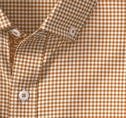 Men's Game Day XC4® Long-Sleeve Gingham Shirt - Johnston Murphy