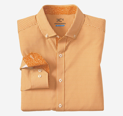 Men's Game Day XC4® Long-Sleeve Gingham Shirt - Johnston Murphy