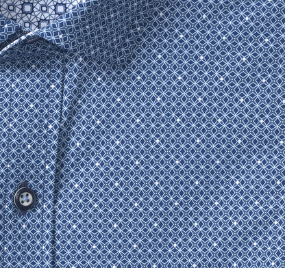 Men's XC4® Motion Long-Sleeve Print Knit Shirt - Johnston Murphy