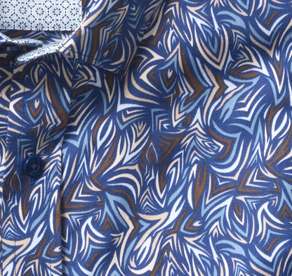 Men's Printed Cotton Shirt - Johnston Murphy
