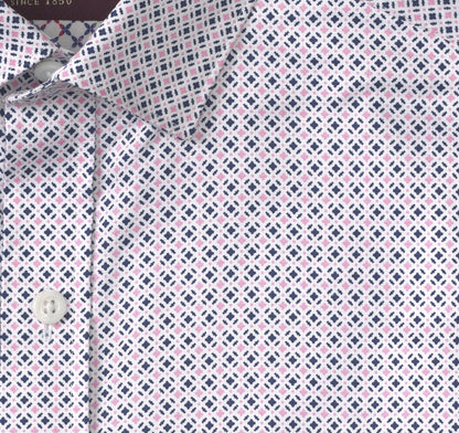 Men's Printed Cotton Shirt - Johnston Murphy