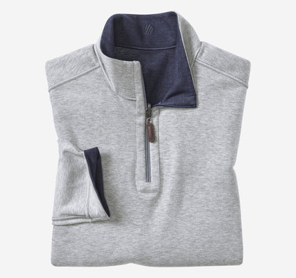 Men's Icon Reversible Solid Quarter-Zip - Johnston Murphy