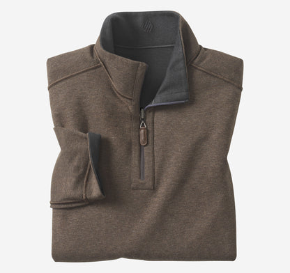 Men's Icon Reversible Solid Quarter-Zip - Johnston Murphy