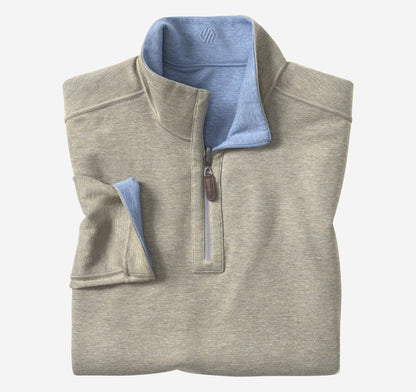 Men's Icon Reversible Solid Quarter-Zip - Johnston Murphy