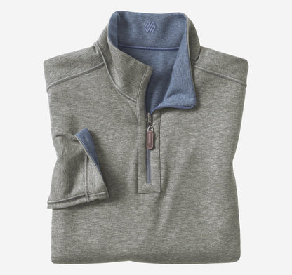 Men's Icon Reversible Solid Quarter-Zip - Johnston Murphy