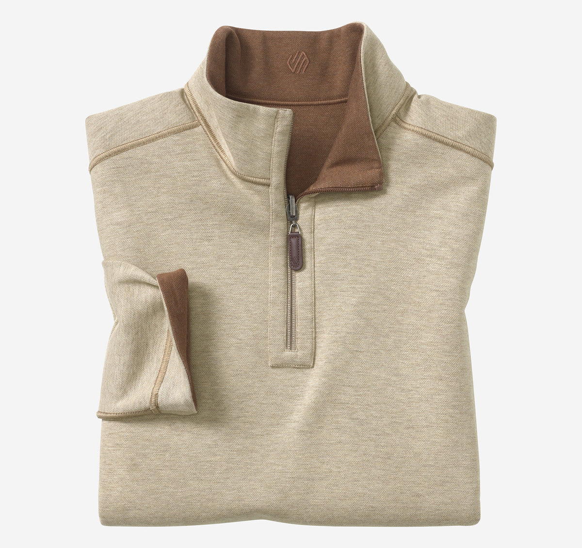Men's Icon Reversible Solid Quarter-Zip - Johnston Murphy