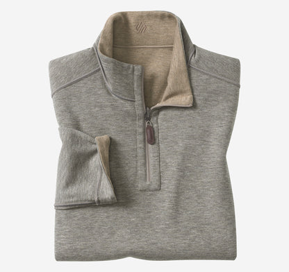 Men's Icon Reversible Solid Quarter-Zip - Johnston Murphy