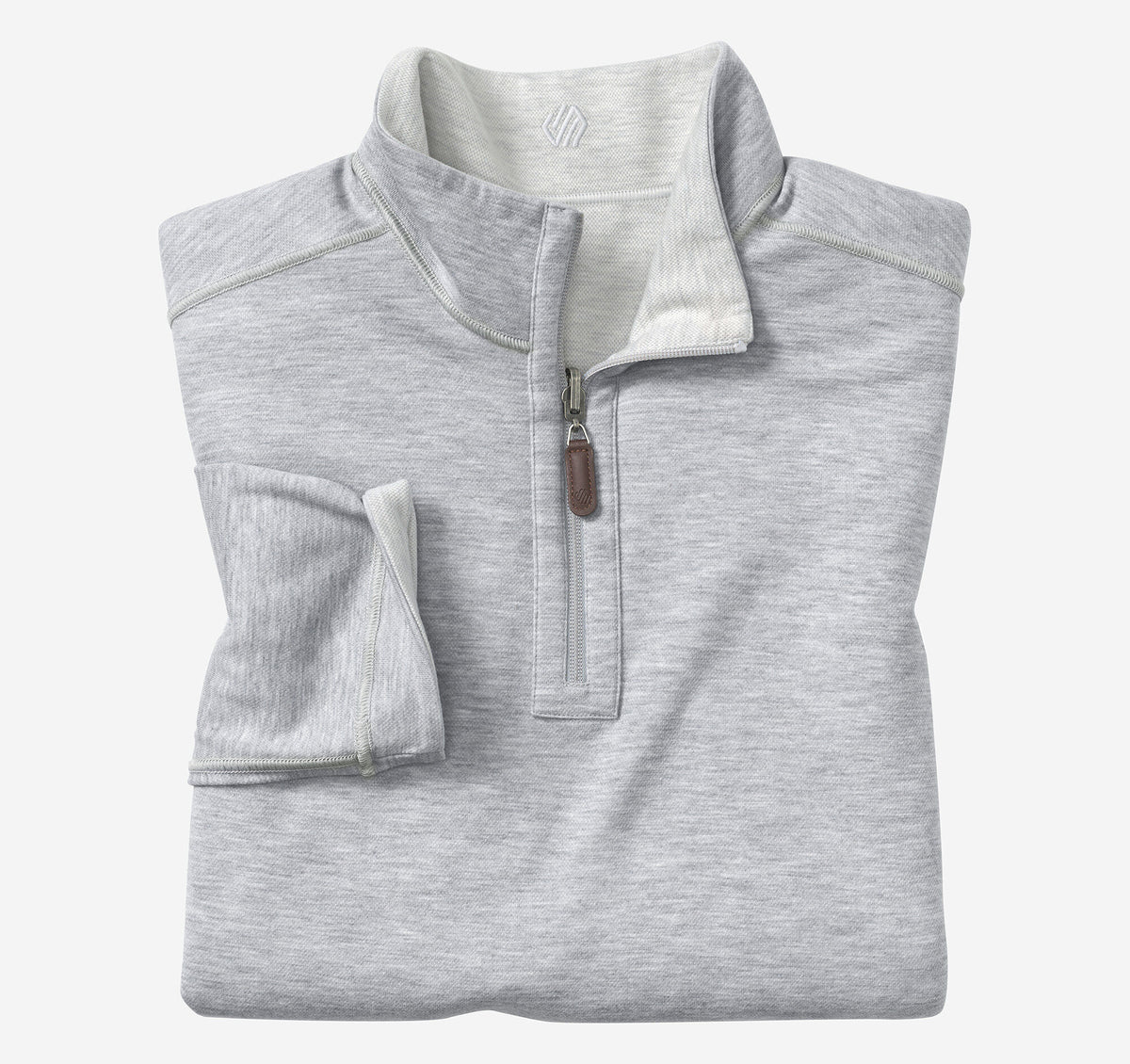 Men's Icon Reversible Solid Quarter-Zip - Johnston Murphy