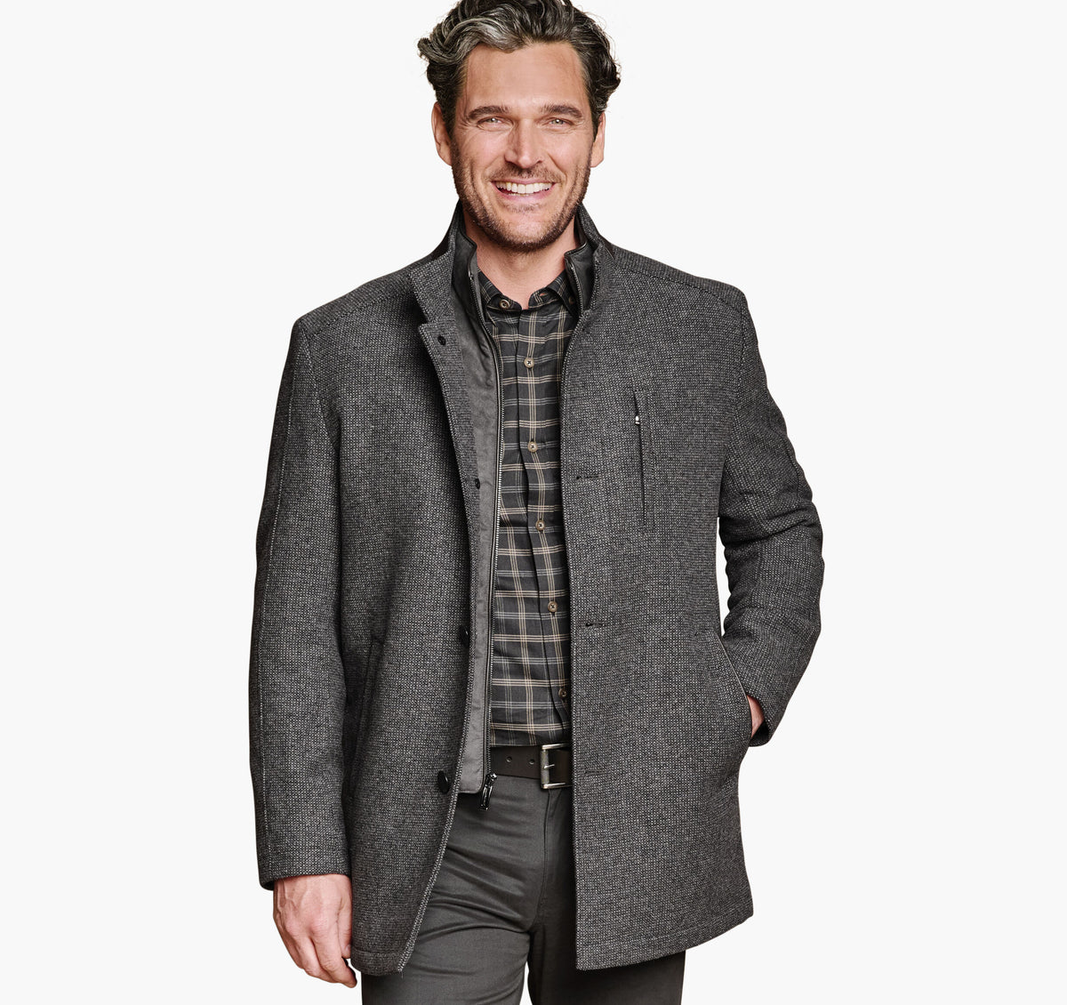 Men's Upton Car Coat - Johnston Murphy