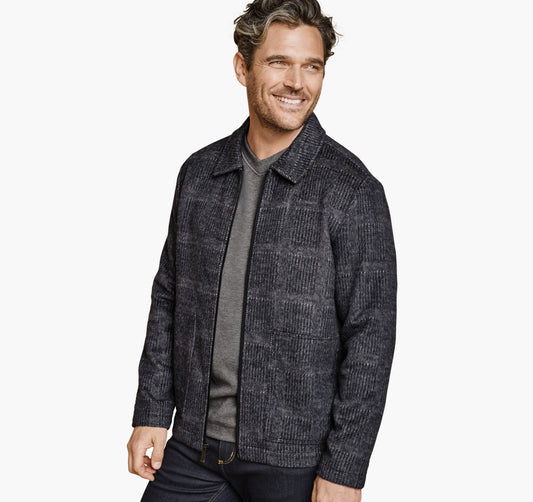 Men's Wool-Blend Shirt Jacket - Johnston Murphy