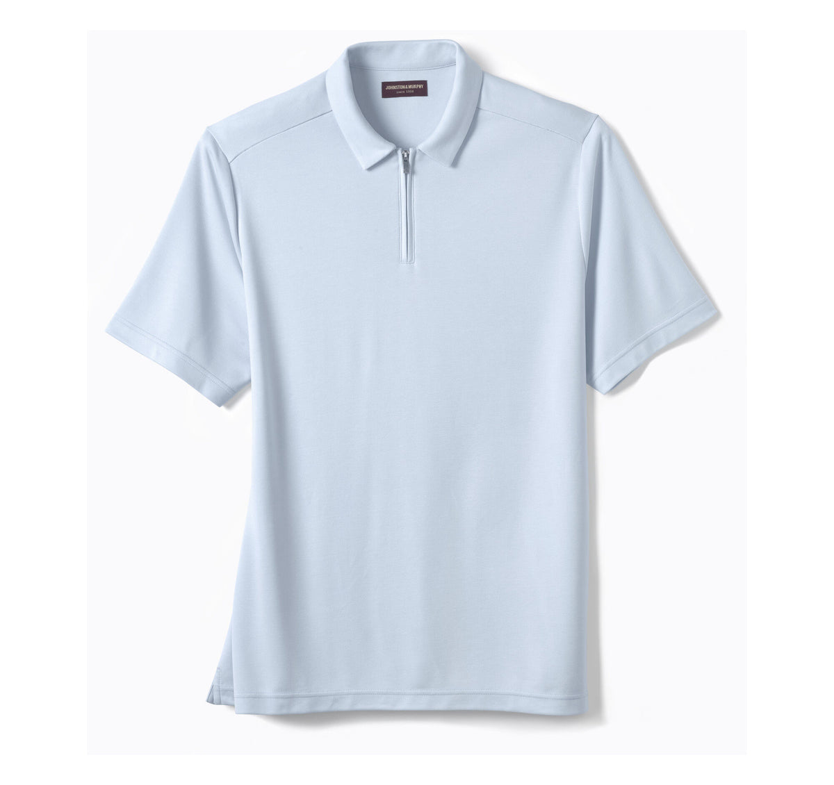 Men's Vintage Birdseye Zip Polo - Johnston Murphy