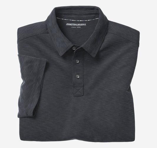 Men's Vintage Slub Polo - Johnston Murphy