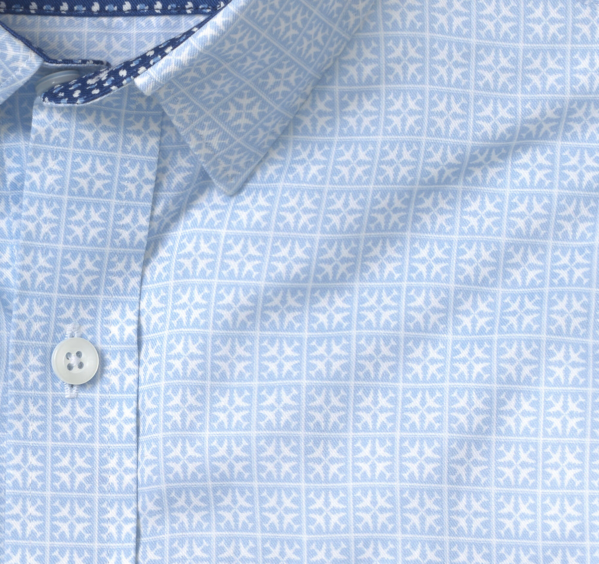Men's Printed Short-Sleeve Shirt - Johnston Murphy
