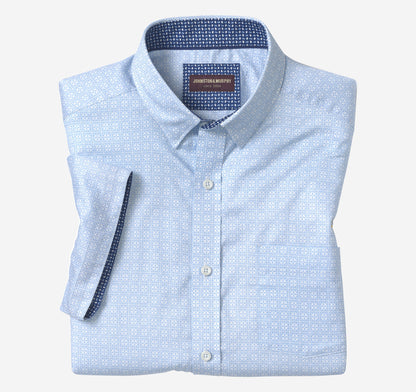 Men's Printed Short-Sleeve Shirt - Johnston Murphy