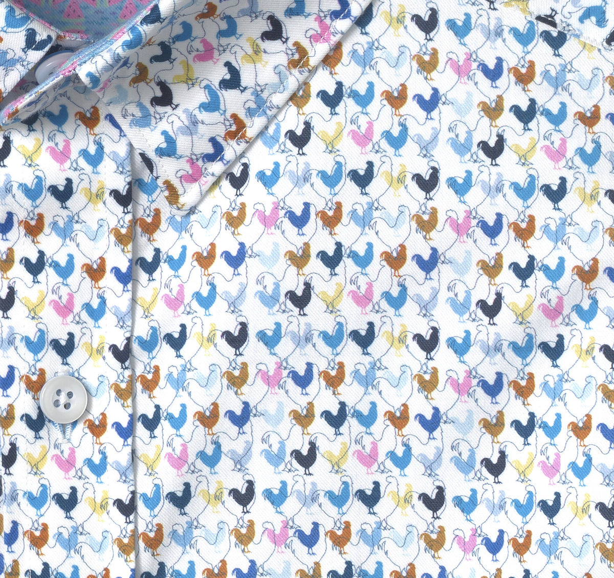 Men's Printed Short-Sleeve Shirt - Johnston Murphy